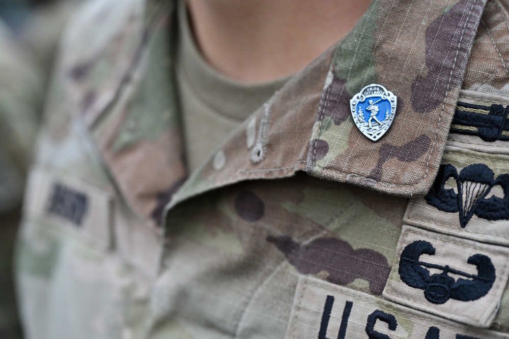 Sky Soldiers Awarded the Military Marching Badge