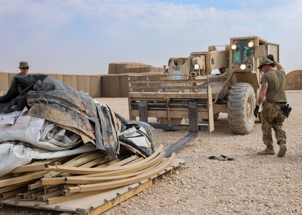 Built from the Ground Up: Task Force Nighthawk Soldiers Construct Aviation Base in Syria