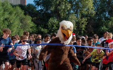 DoDEA Sigonella holds Jingle Jog 2025