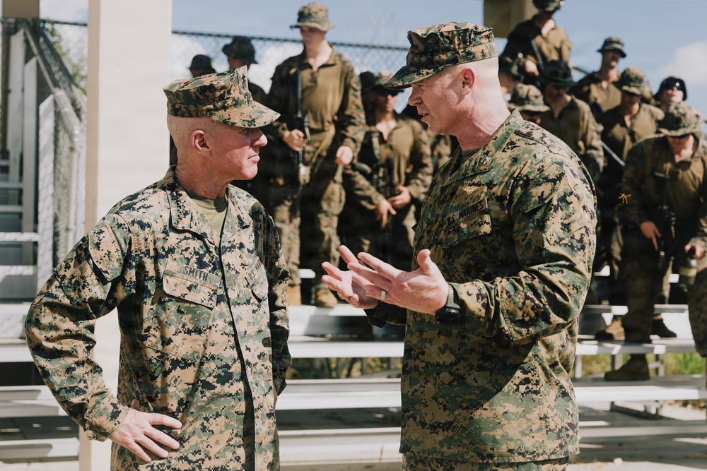 Commandant of Marine Corps, General Eric M. Smith, Visits 22nd MEU(SOC) In Puerto Rico