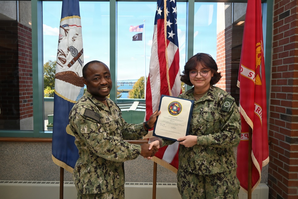 Navy Medicine Readiness and Training Command New England Awards October Shipmate of the Month