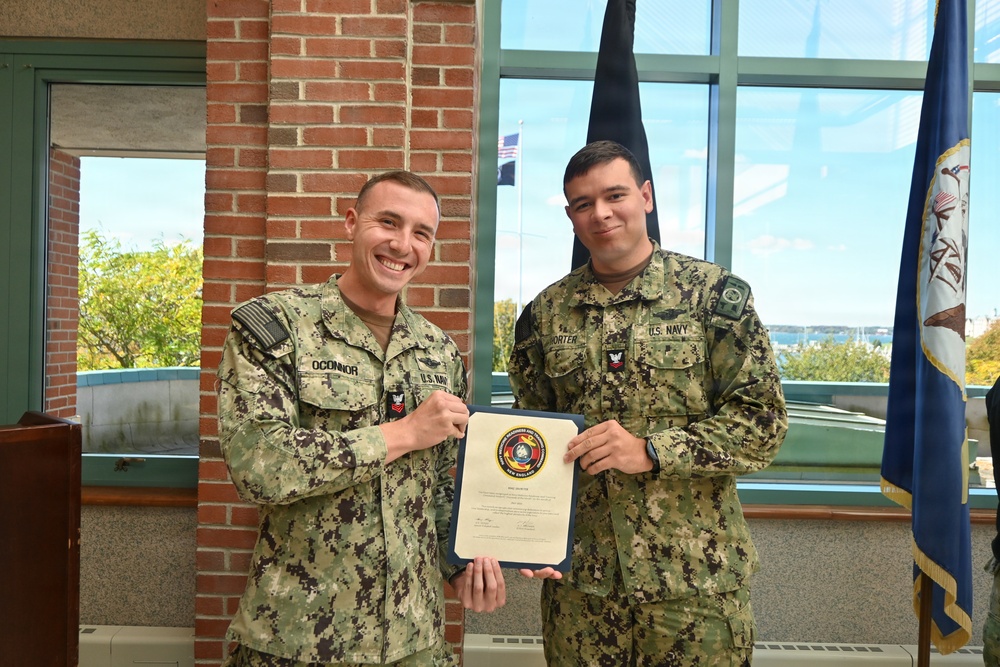 Navy Medicine Readiness and Training Command New England Awards October Shipmate of the Month