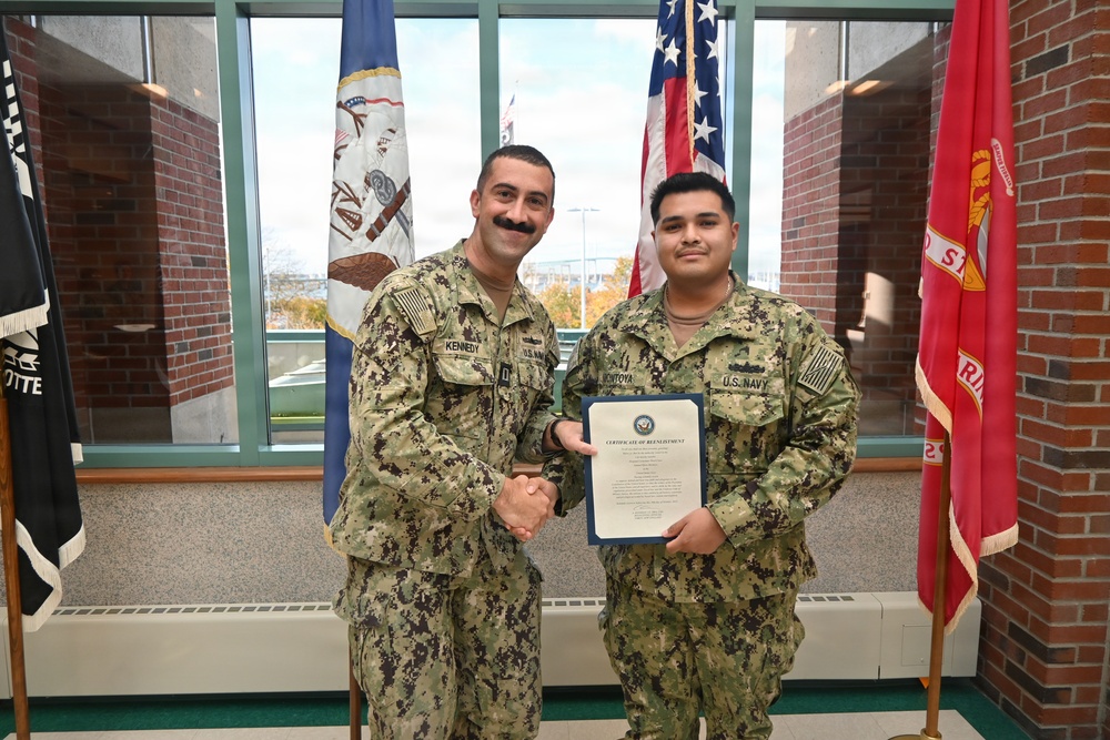 Navy Medicine Readiness and Training Command New England October Reenlistments