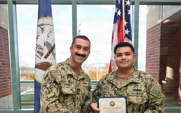 Navy Medicine Readiness and Training Command New England October Reenlistments