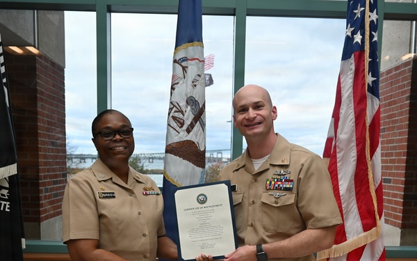 Navy Medicine Readiness and Training Command New England October Reenlistments