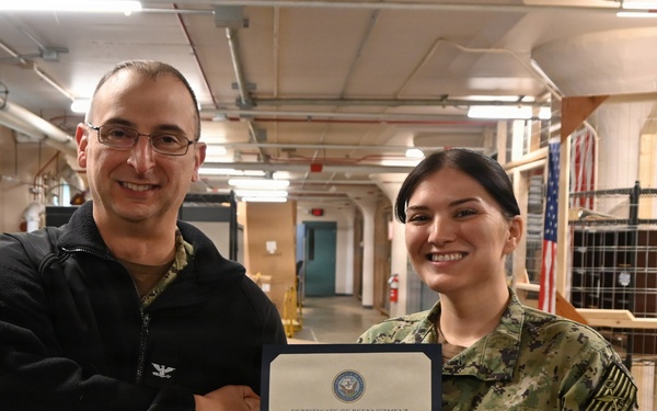 Navy Medicine Readiness and Training Command New England Sailor Reenlists