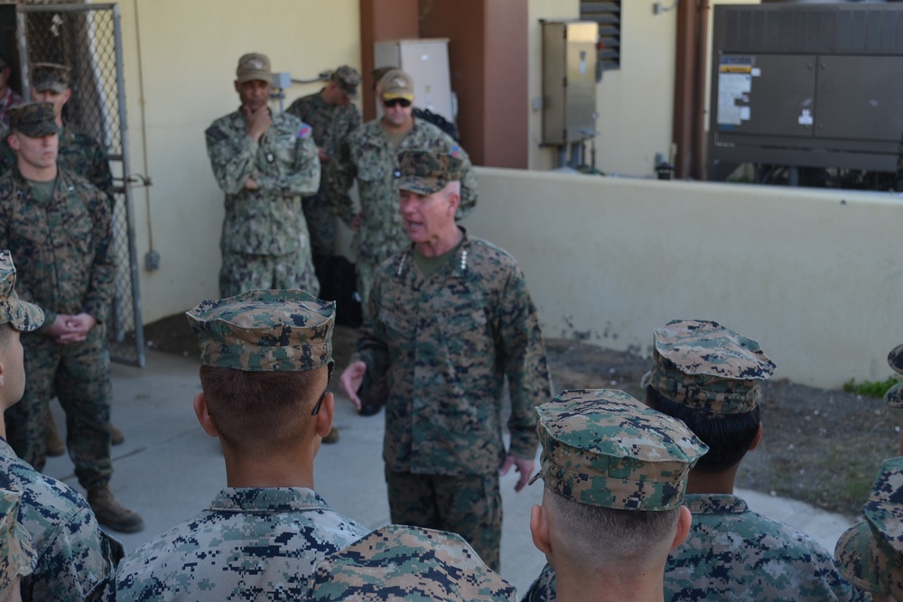 39th Commandant of the Marine Corps, General Eric M. Smith visit Naval Station Guantanamo Bay