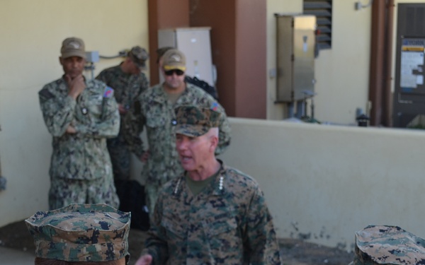 39th Commandant of the Marine Corps, General Eric M. Smith visit Naval Station Guantanamo Bay