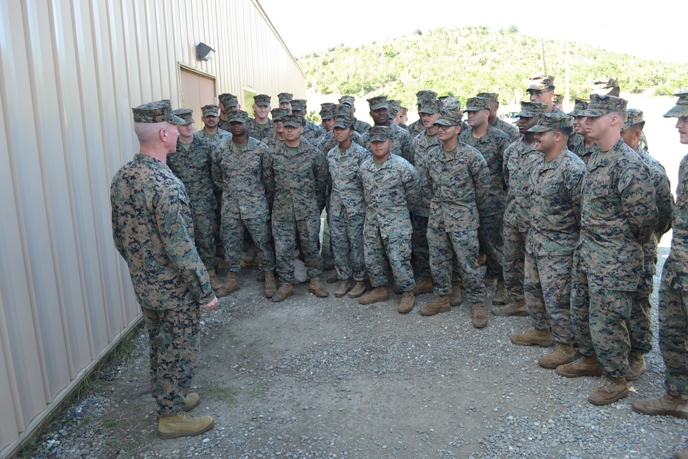 39th Commandant of the Marine Corps, General Eric M. Smith visit Naval Station Guantanamo Bay