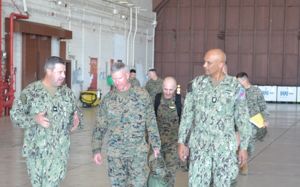 The 39th Commandant of the Marine Corps, General Eric M. Smith. Visits NSGB