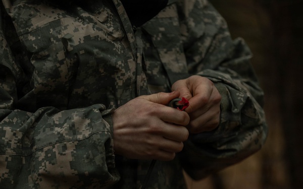 First Team Soldiers conduct demolition training in preparation for live fire exercise