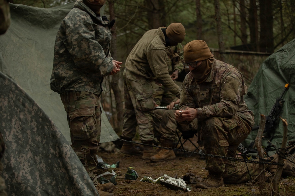 First Team Soldiers conduct demolition training in preparation for live fire exercise