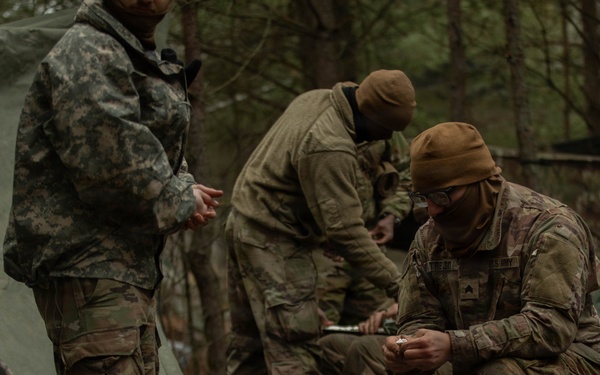 First Team Soldiers conduct demolition training in preparation for live fire exercise