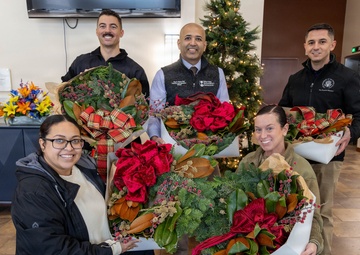 Vice President’s Residence donates wreaths to Walter Reed