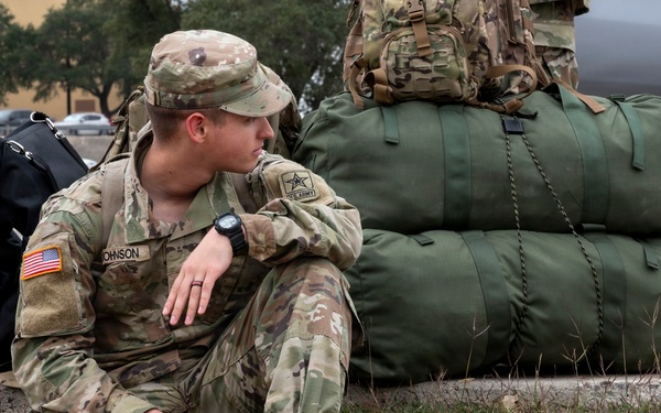 Newly graduated combat medics head home for the holidays