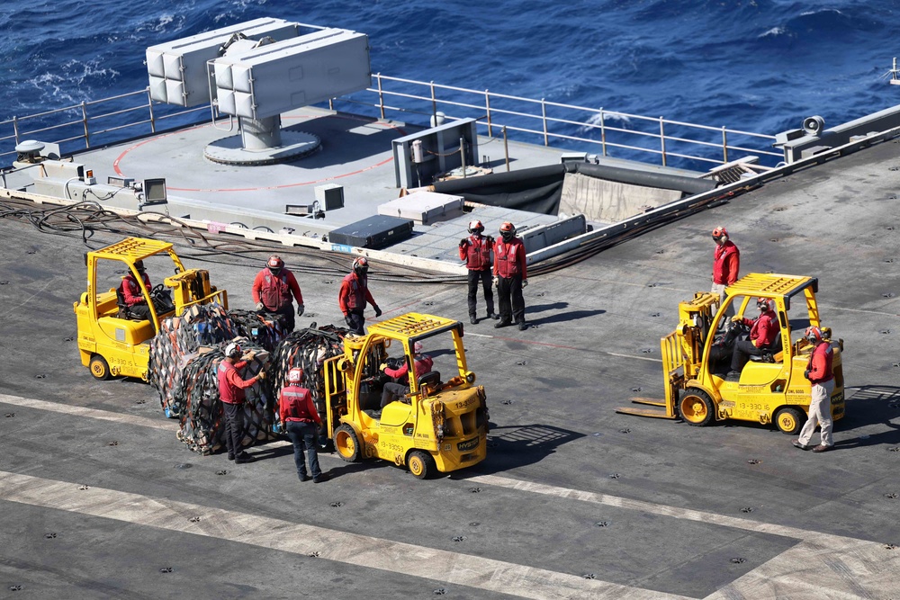 USS Gerald R. Ford (CVN 78) Replenishment-at-Sea Operations
