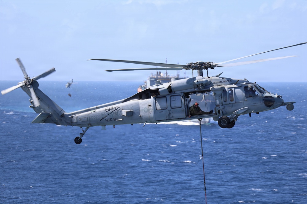 HSC-9 Replenishment-at-Sea Operations
