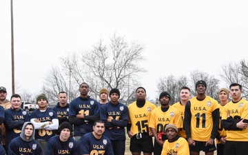 Army beats Navy at Fort Leonard Wood  flag football game