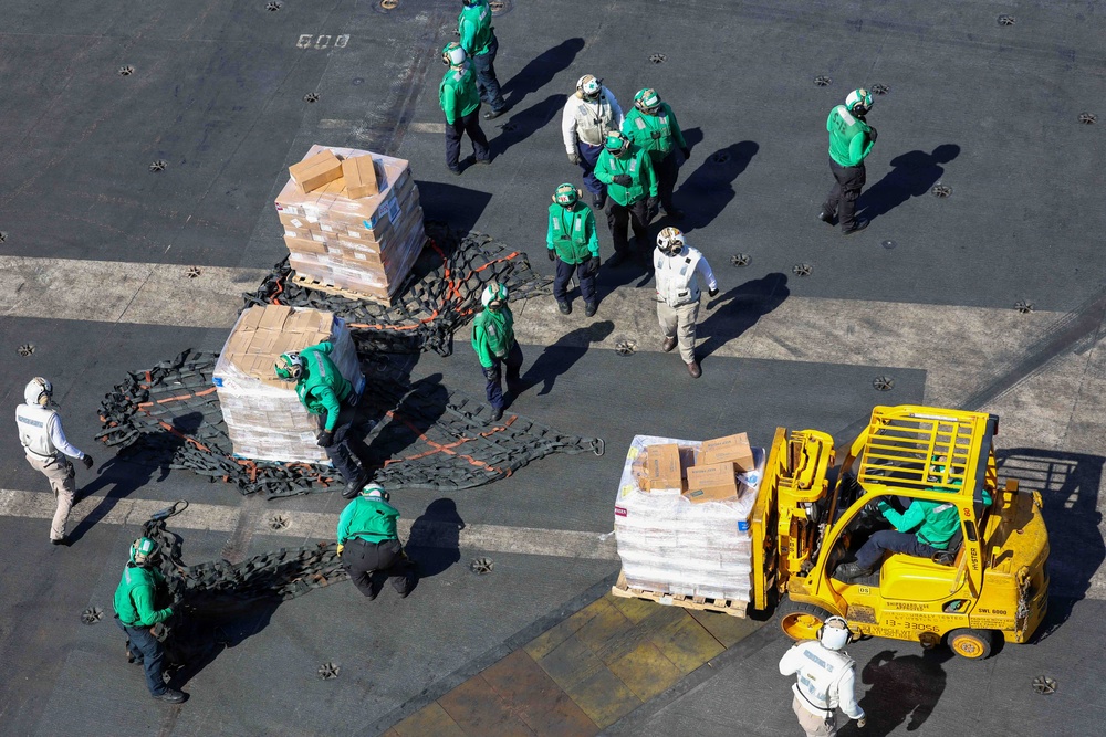 USS Gerald R. Ford (CVN 78) Replenishment-at-Sea Operations