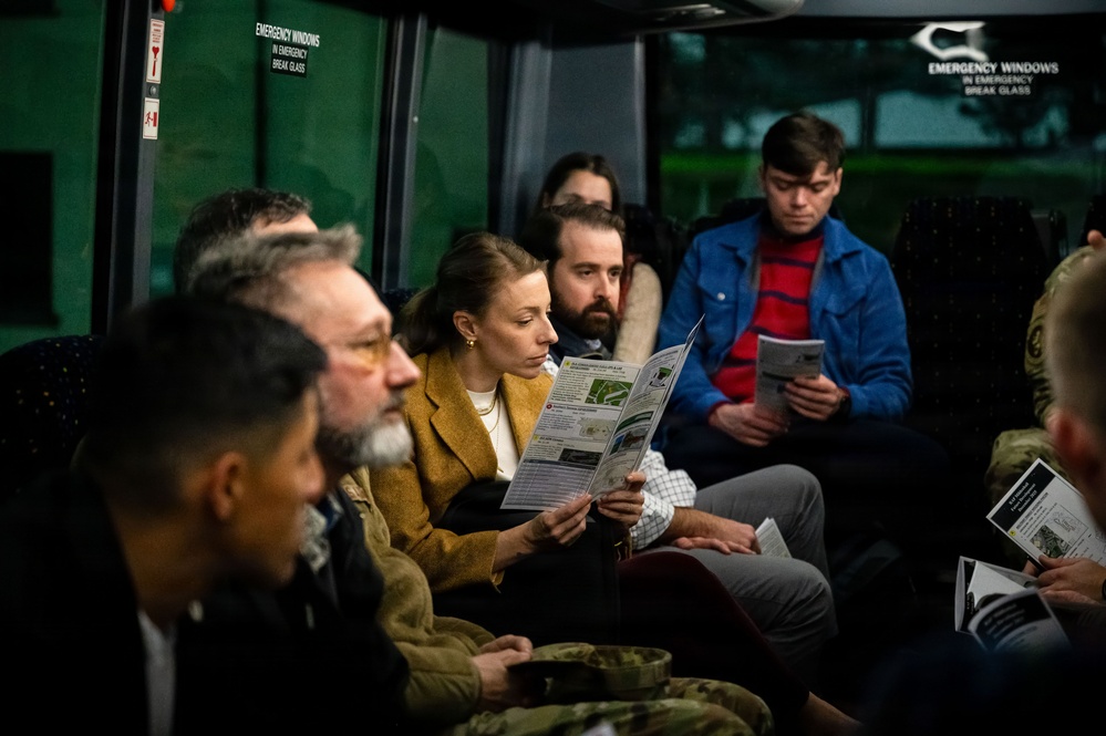 100th ARW Welcomes Professional Staff Members of the Senate Armed Services Committee to RAF Mildenhall