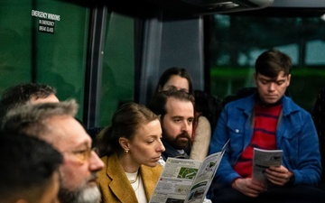 100th ARW Welcomes Professional Staff Members of the Senate Armed Services Committee to RAF Mildenhall