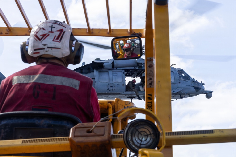 USS Gerald R. Ford (CVN 78) Replenishment-at-Sea Operations