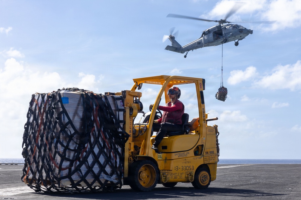 USS Gerald R. Ford (CVN 78) Replenishment-at-Sea Operations