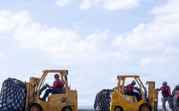 USS Gerald R. Ford (CVN 78) Replenishment-at-Sea Operations