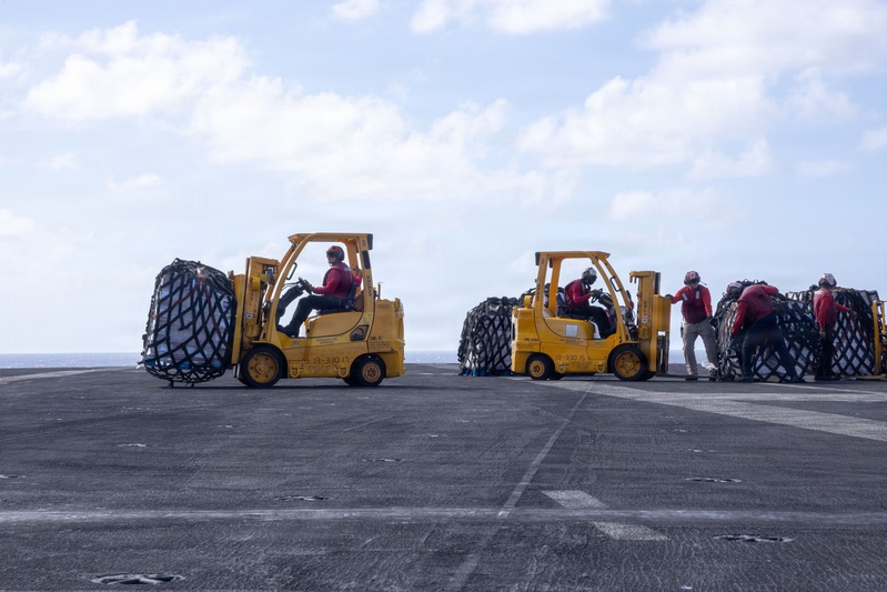 USS Gerald R. Ford (CVN 78) Replenishment-at-Sea Operations