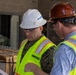 LtCol. Monroe tours new barracks for junior Marines