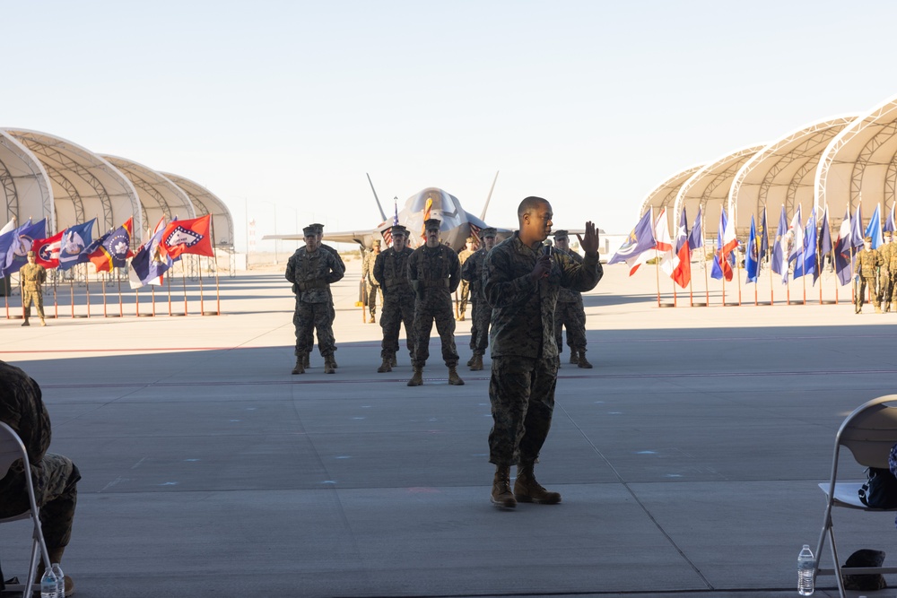Marine Fighter Attack Squadron 211 Change of Command Ceremony