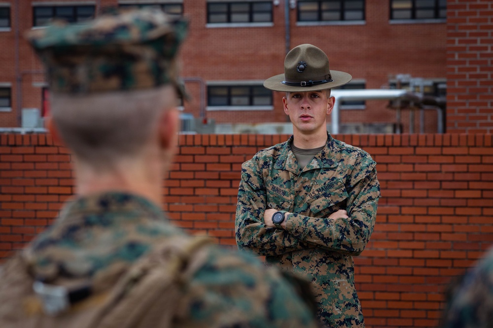 1st Battalion Drill Master Teaches Drill