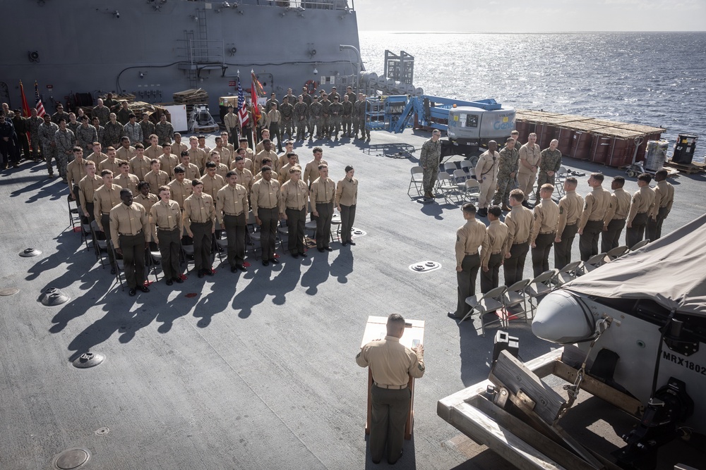 22nd MEU(SOC) | USS Fort Lauderdale Corporals Course Graduation