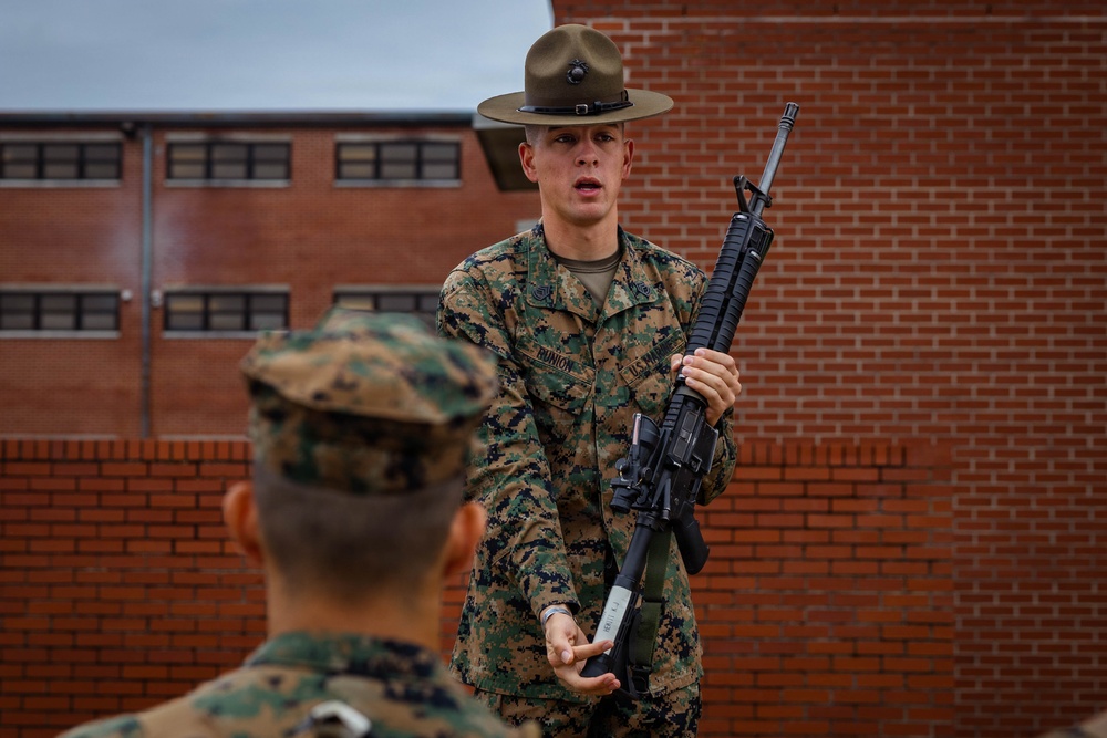 1st Battalion Drill Master Teaches Drill