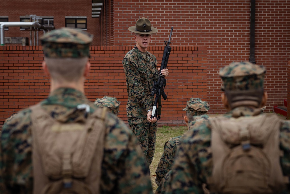 1st Battalion Drill Master Teaches Drill