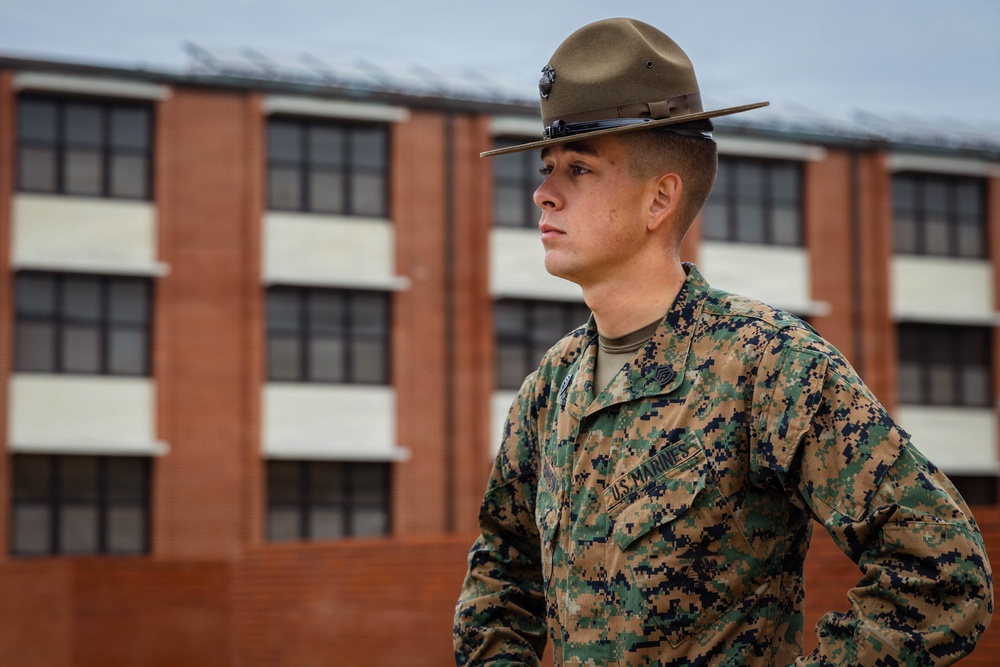 1st Battalion Drill Master teaches Drill