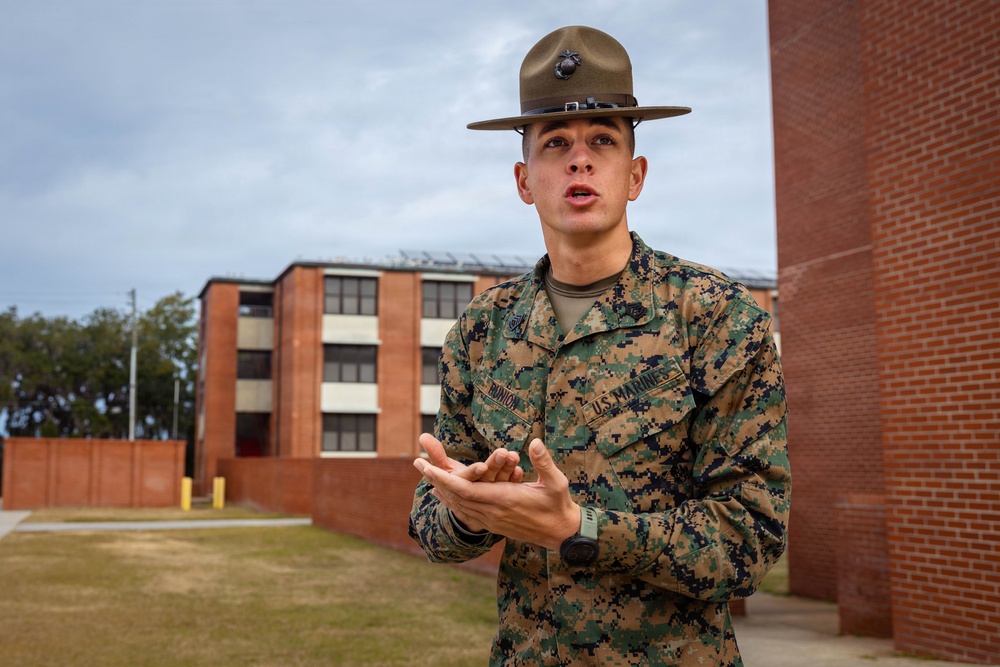 1st Battalion Drill Master Teaches Drill