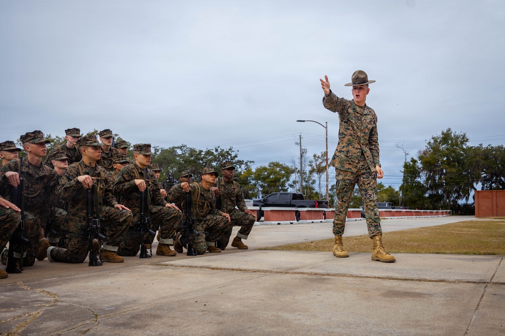 1st Battalion Drill Master Teaches Drill