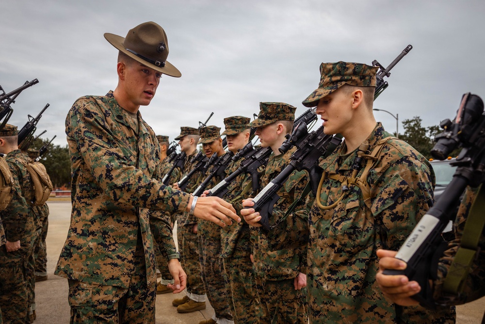 1st Battalion Drill Master Teaches Drill