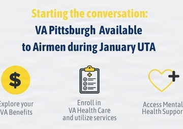 Starting the conversation: VA Pittsburgh available to 911th AW Airmen at January UTA