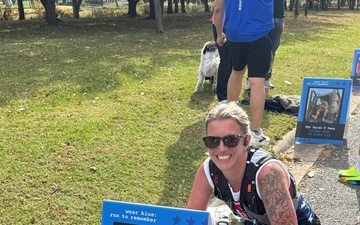 AF Reservist runs in Marine Corps Marathon