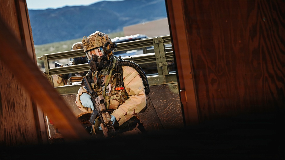 EOD Technicians Conduct a Chemical Drill