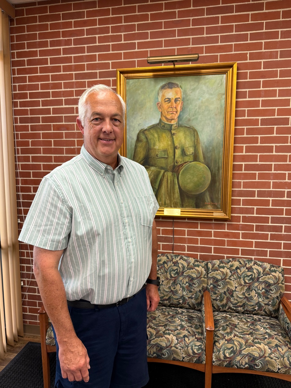 Great-Grandson of Clinic Namesake Visits Lyster Army Health Clinic