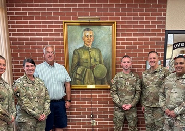 Great-Grandson of Clinic Namesake Visits Lyster Army Health Clinic