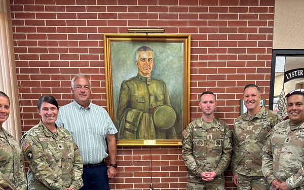 Great-Grandson of Clinic Namesake Visits Lyster Army Health Clinic