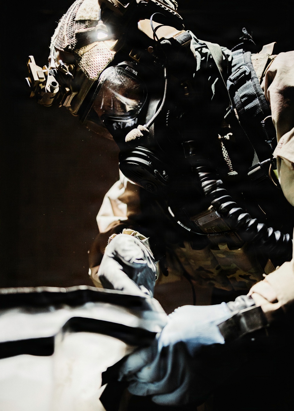 EOD Technicians Conduct a Chemical Drill