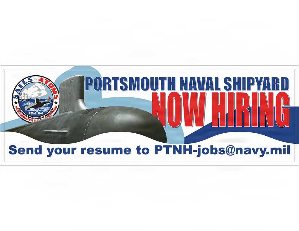Portsmouth Naval Shipyard Hiring Billboard