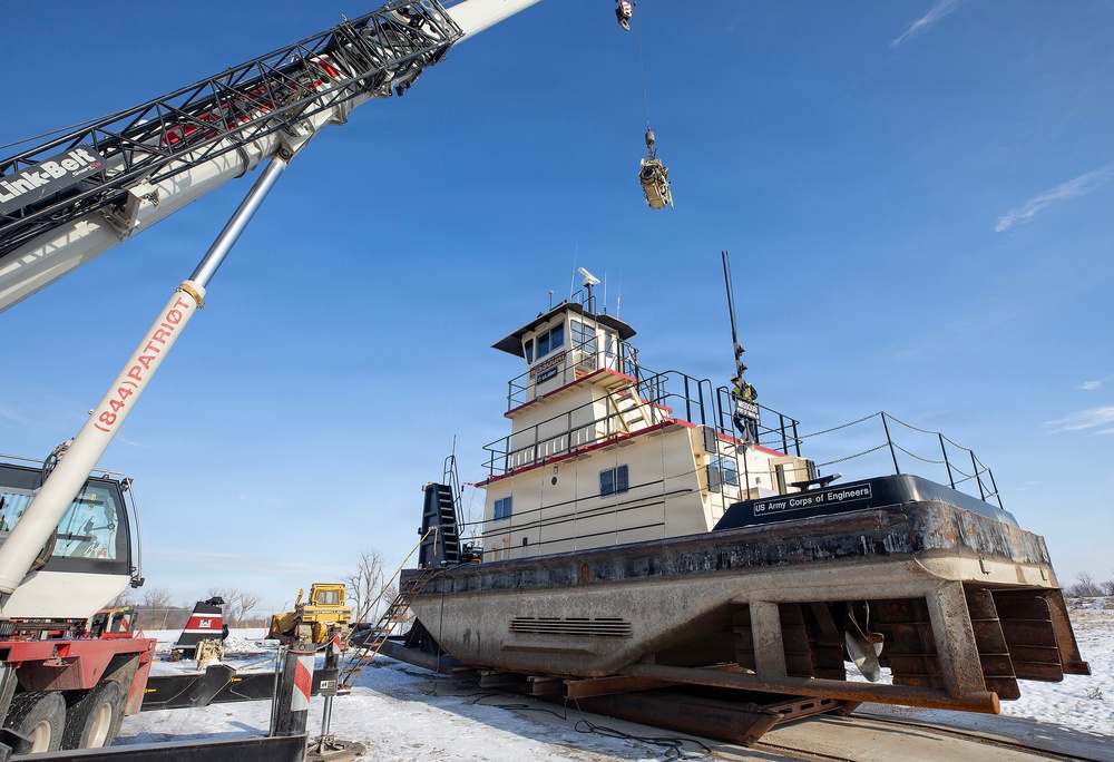 Omaha District towboats set to power up with new engines for 2026