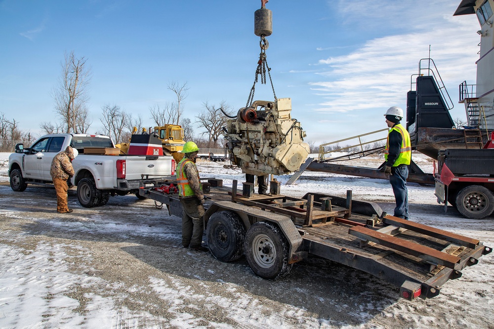 Omaha District towboats set to power up with new engines for 2026