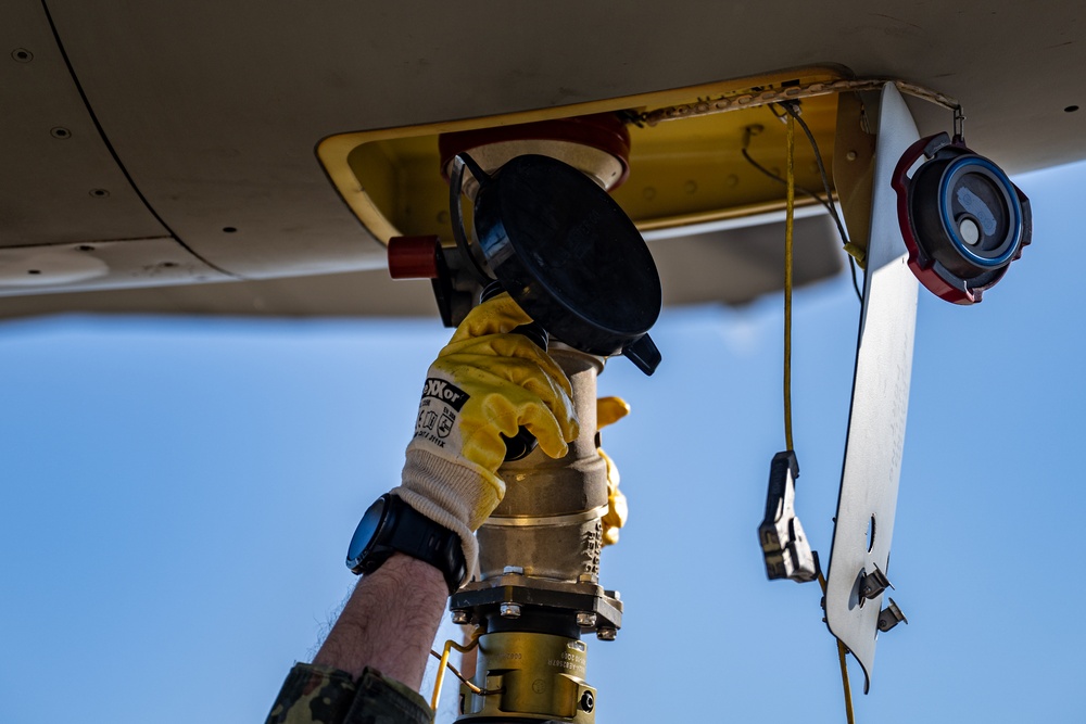 Fueling the Fight: U.S. and German Airmen in Action